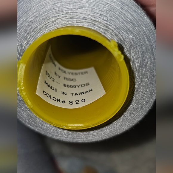 Gray Polyester Thread Spool - Picture 4 of 5